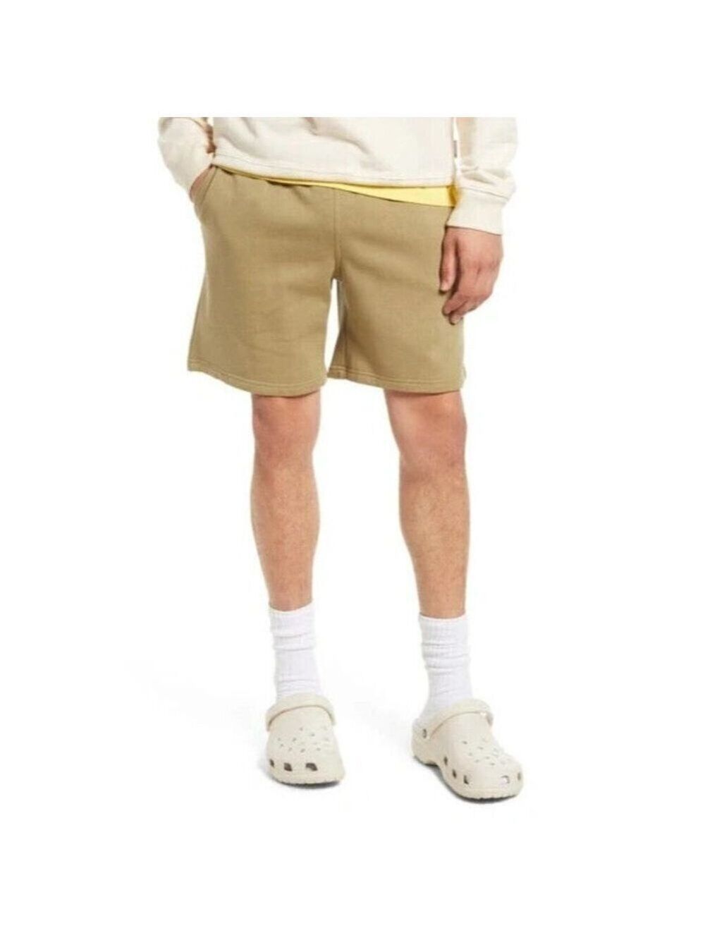 Bp  fleece casual stretch shorts men's sz 3Xlarge in olive aloe